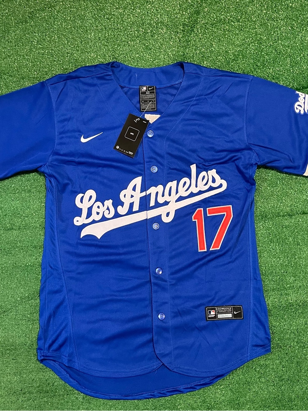 Los Angeles Dodgers Shohei Ohtani New Blue In Game jersey